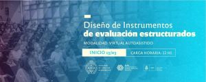 Curso autoasistido Diseño de instrumentos de evaluación estructurados (IEE)