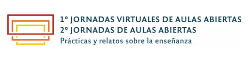 Imagen con el isologotipo del evento Jornada Virtual de Aulas Abiertas