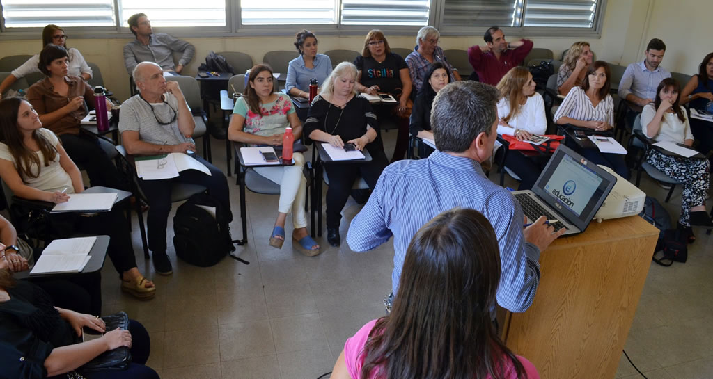 Imagen de archivo de un taller organizado por el área FyPE