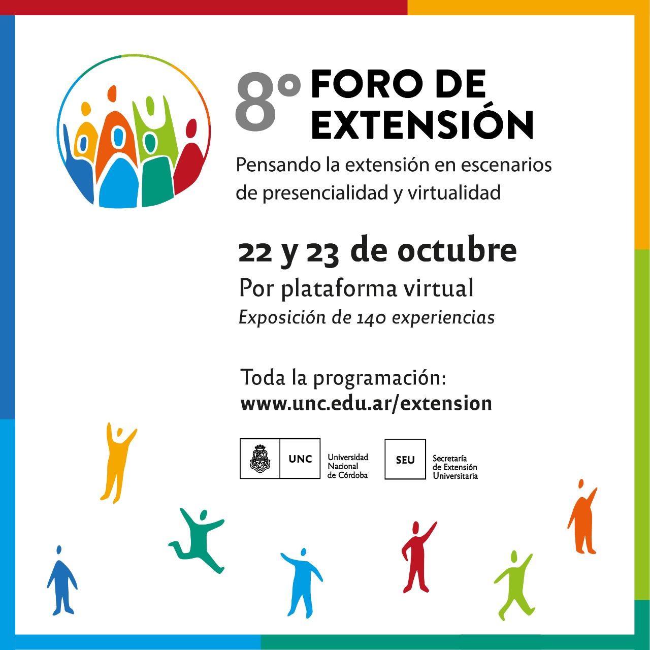 flyer 8foro extension universitaria