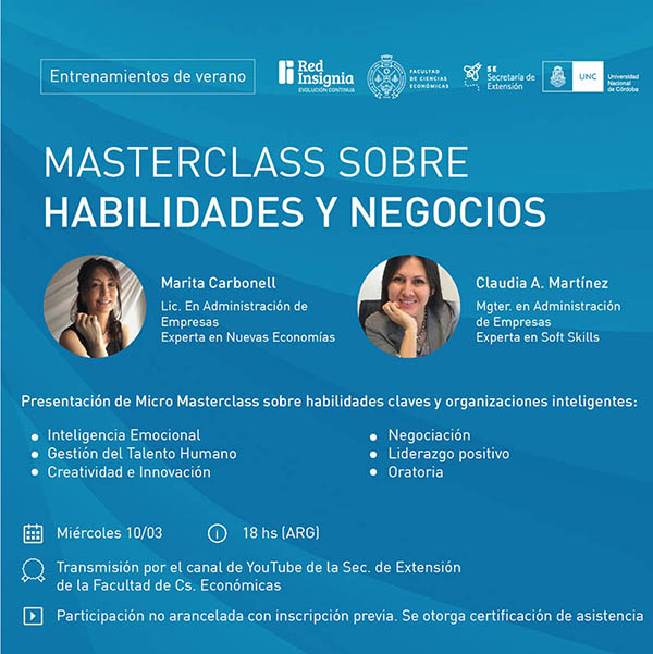 Masterclass habilidades negocios