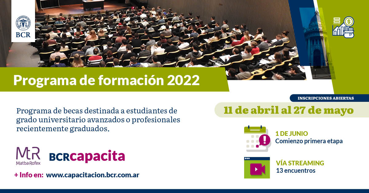 bolsa rosario becas formacion 2022