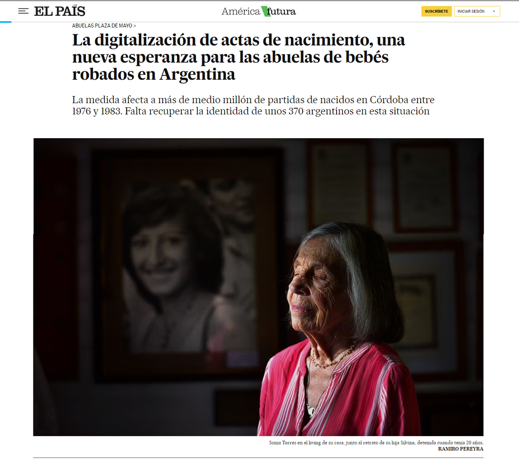 23 03 06 elpais digitalizacion actas nacimientos