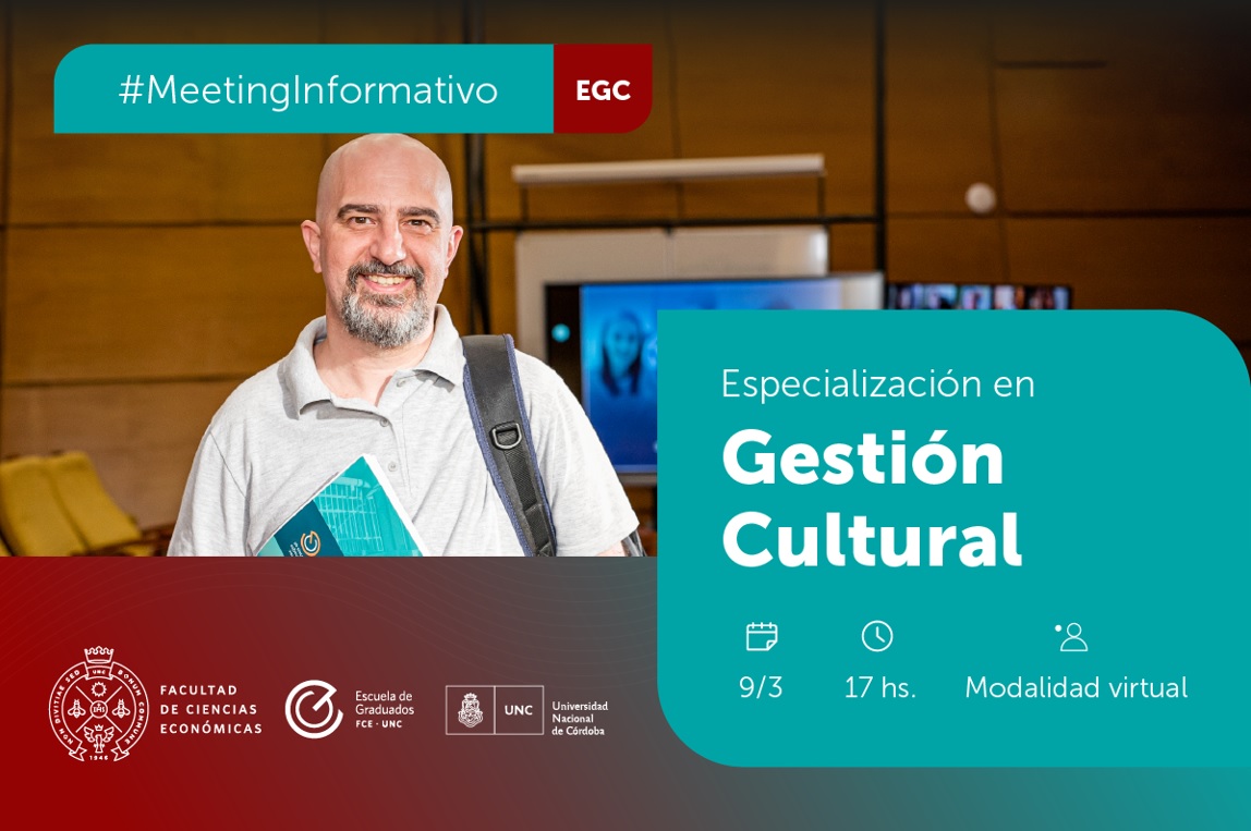 Meeting informativo de la Especialización en Gestión Cultural