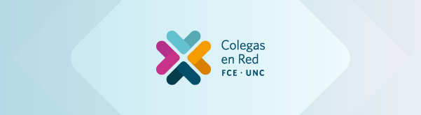 Isologotipo de Colegas en Red de la Facultad de Ciencias Económicas y Universidad Nacional de Córdoba
