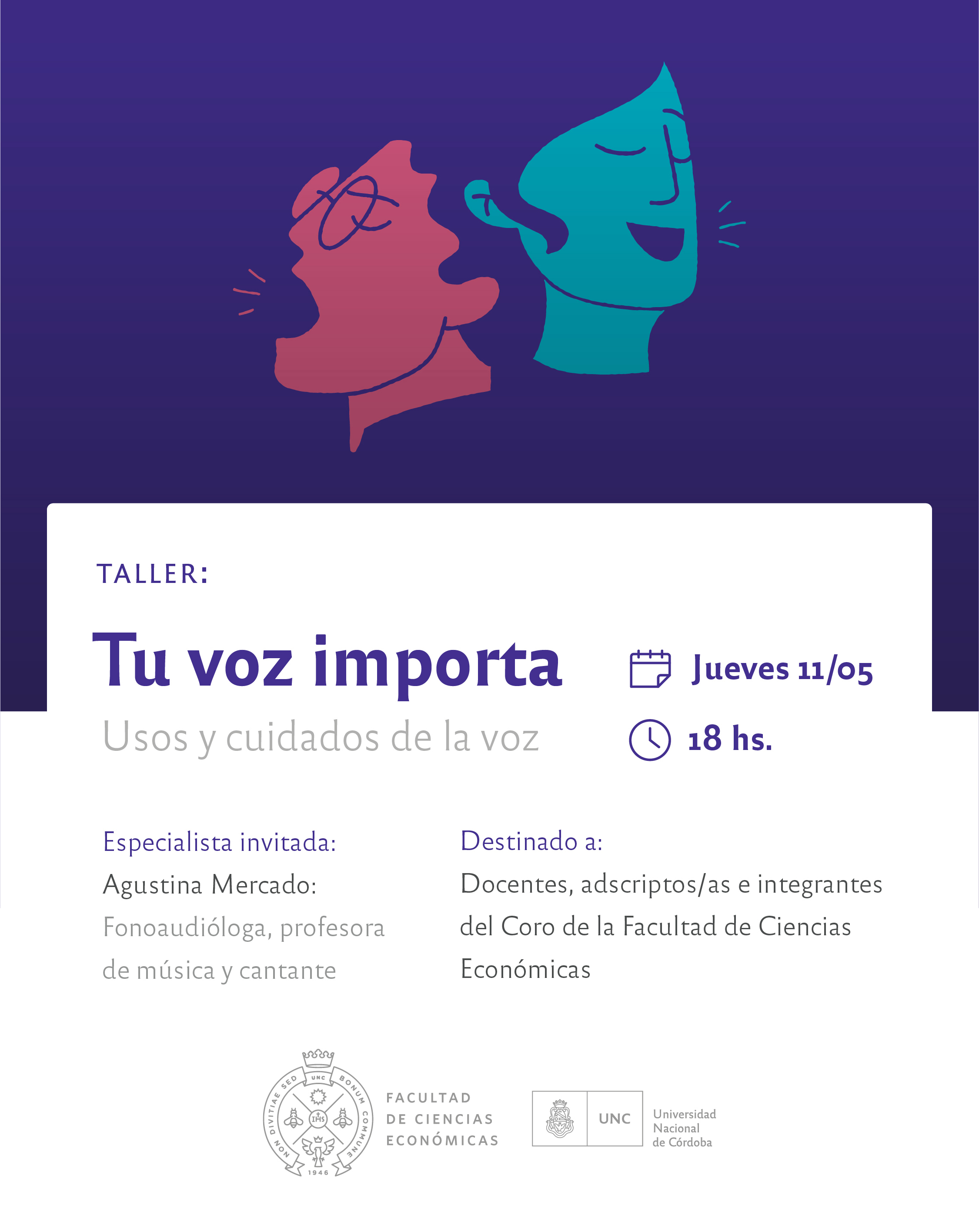 taller tu voz importa
