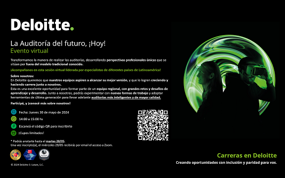 flyer evento deloitte