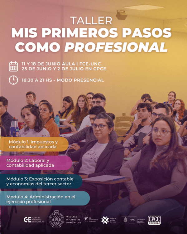 flyer de primeros pasos como profesional