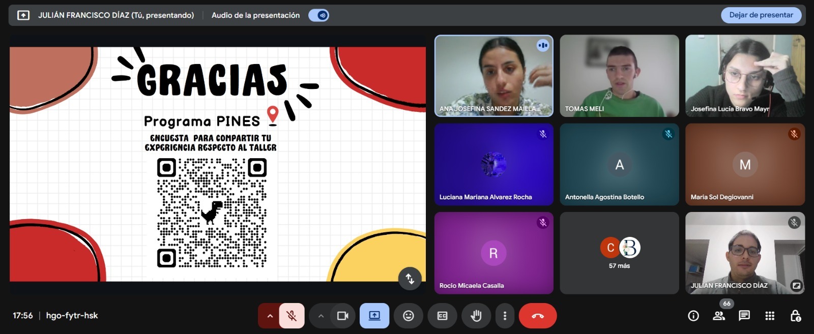 pines sesion virtual