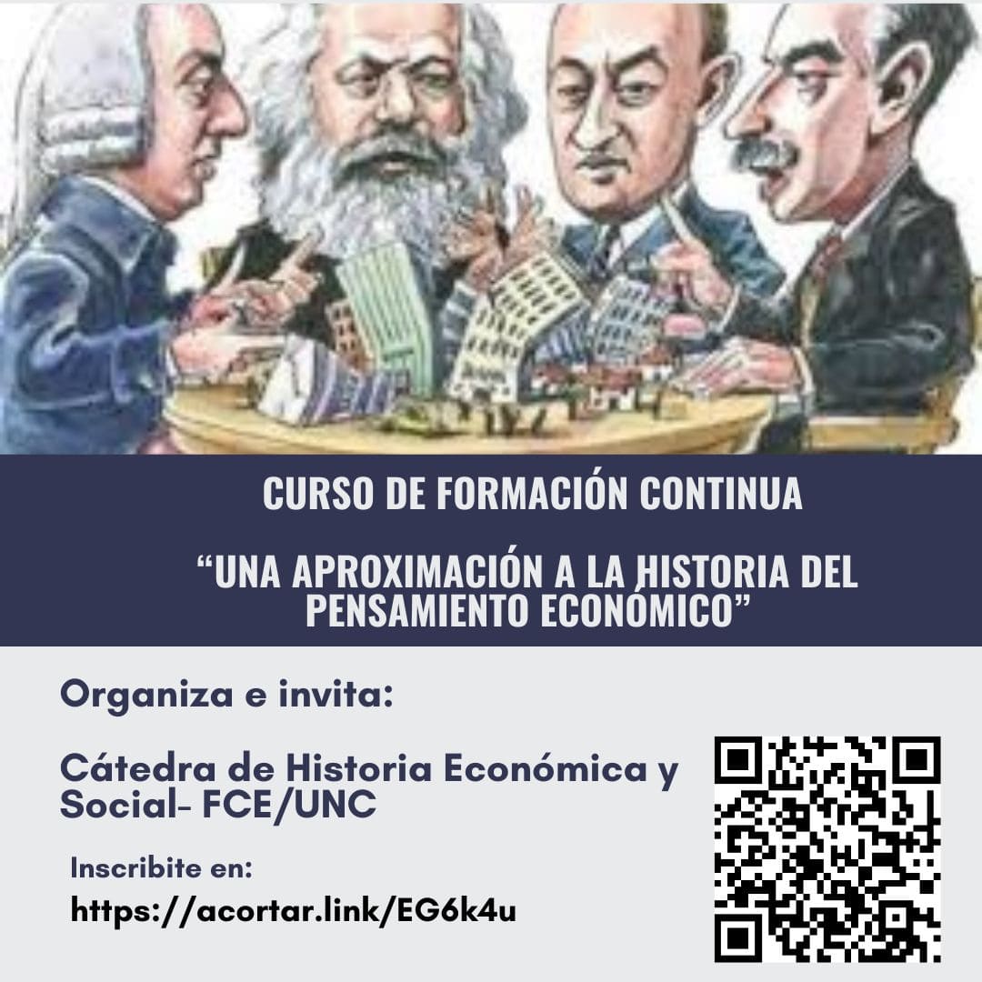 una aproximación pensamiento económico flyer 