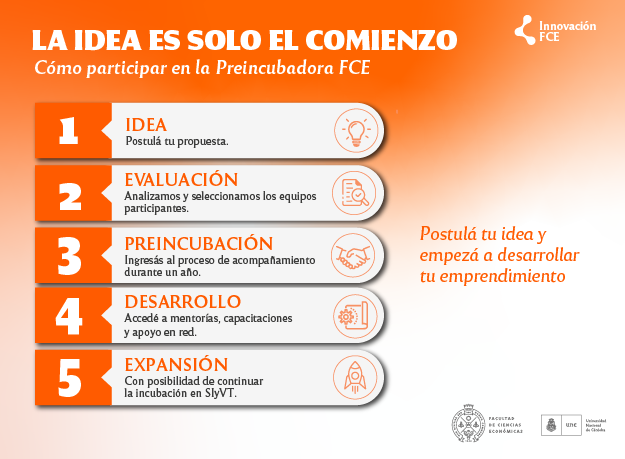 2026 preincubadora emprendimientos fce