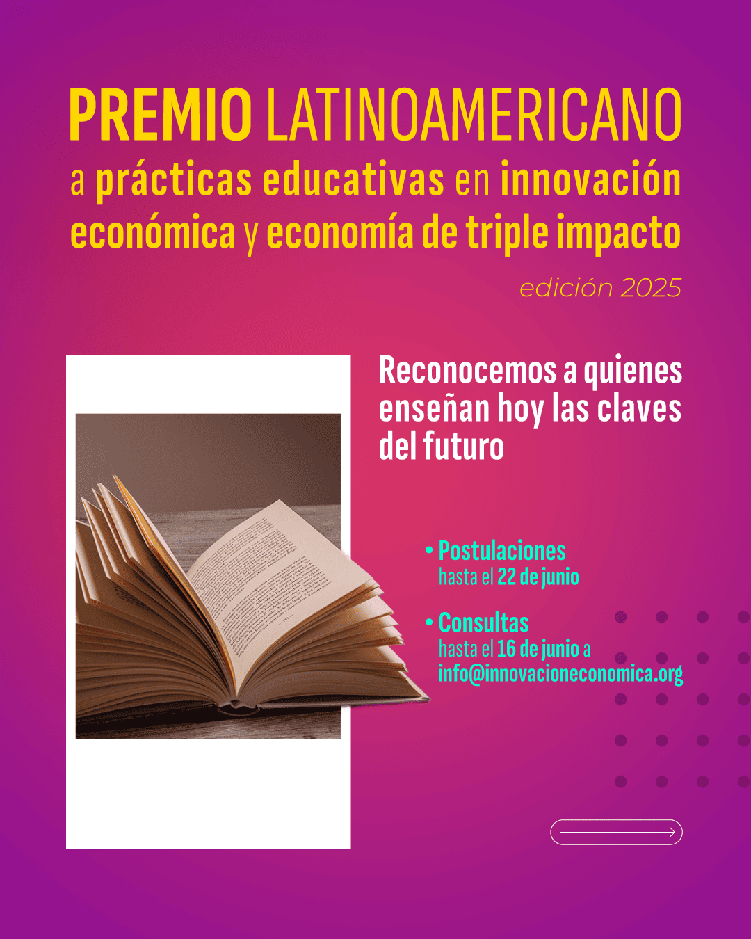 flyer 2025 premio latinoamericano inovacion educativa