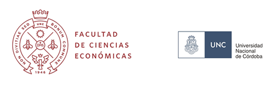 Isologotipos de la Facultad de Ciencias Económicas y Universidad Nacional de Córdoba