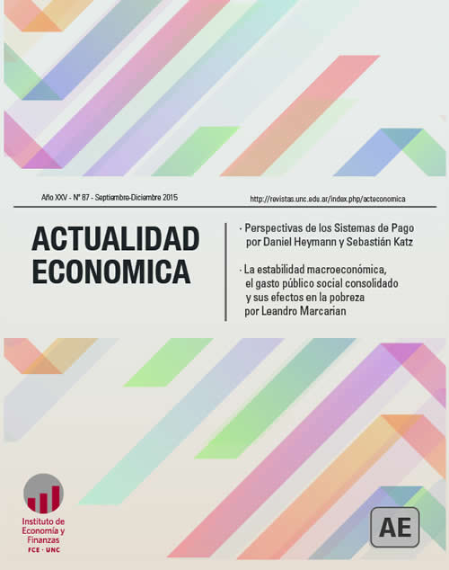 Tapa de la Revista Actualidad Económica