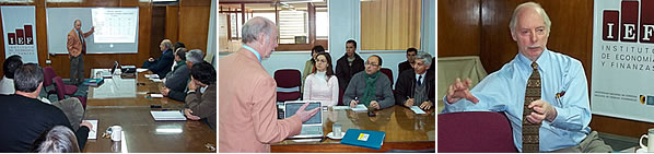 Marcus Miller disertó sobre Rescates y Reformas Bancarias - Foto: Marcelo Coser (IEF)